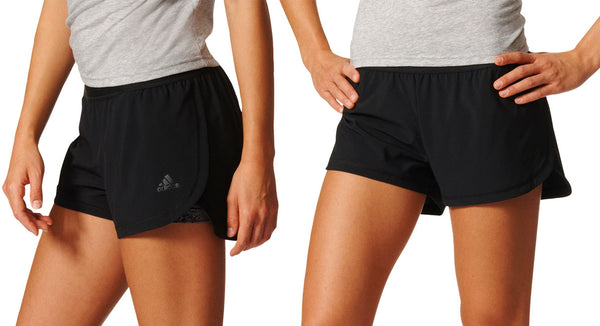 ADIDAS WOMEN'S 2in1 AOP SHORTS