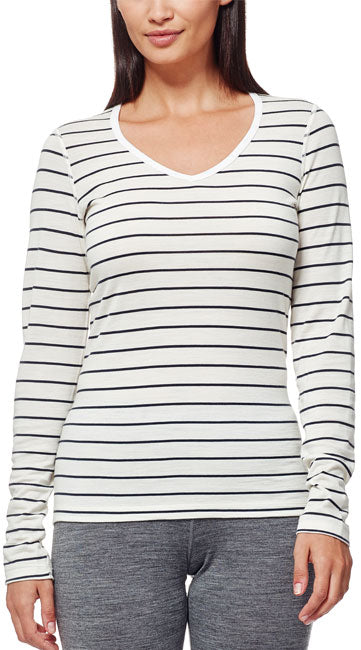 ICEBREAKER WOMEN'S OASIS LS V NECK TOP
