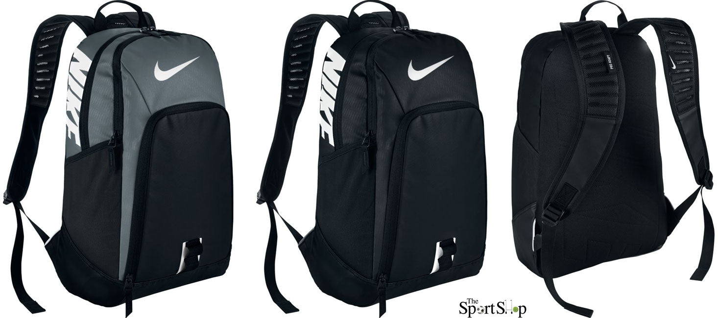 Nike unisex blue & black best sale alpha rev colourblocked backpack