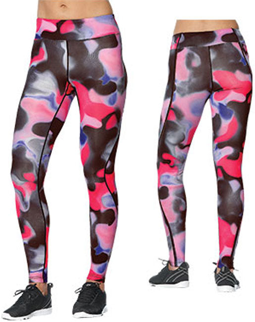 ASICS WOMENS LONG TIGHT CARPE DIEM PRINT