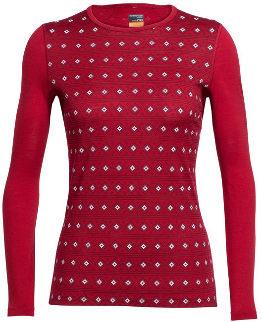 ICEBREAKER WOMEN'S OASIS LS CREWE ALIGN