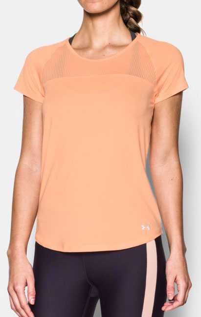 UNDER ARMOUR WOMEN'S FLY BY SHORT SLEEVE