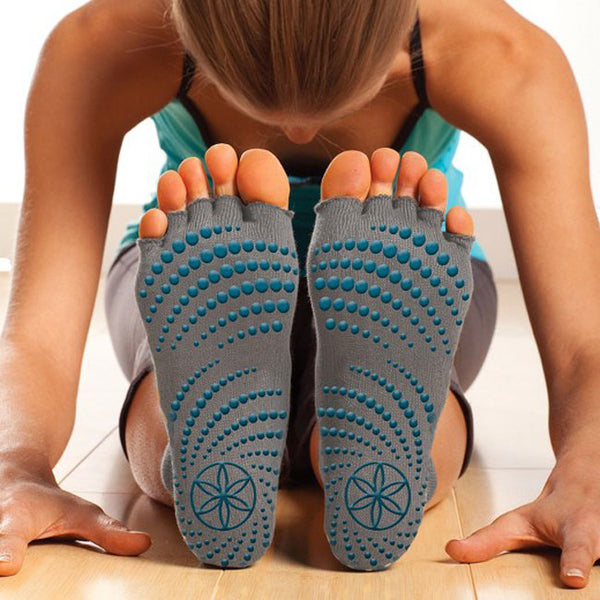 Gaiam toeless hot sale yoga socks
