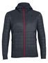 ICEBREAKER MEN'S HELIX LS ZIPPED HOOD
