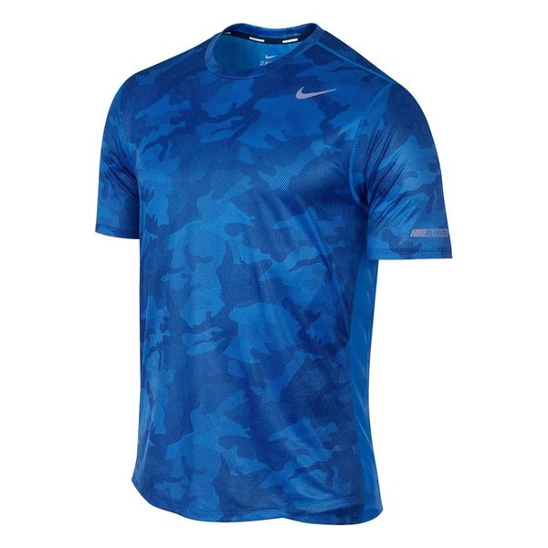 NIKE MENS TEE CAMO BLUE