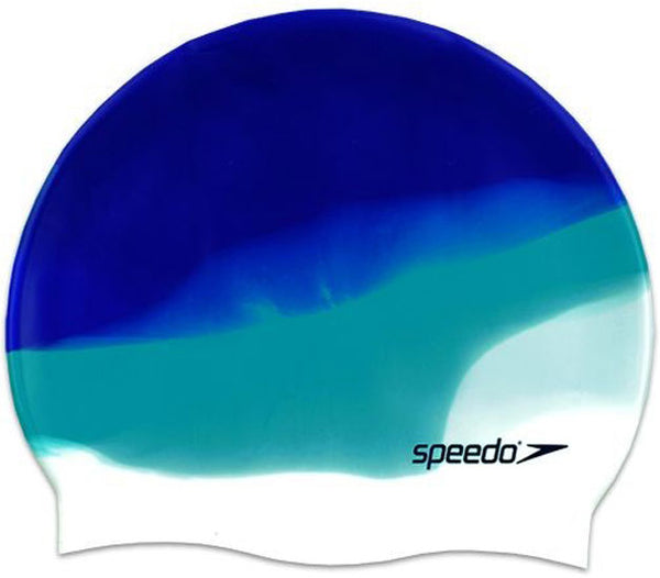 SPEEDO TRI COLOUR SILICONE SWIM CAP