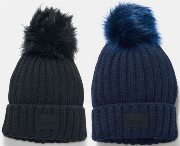 UNDER ARMOUR WOMENS SNOWCREST POM BEANIE