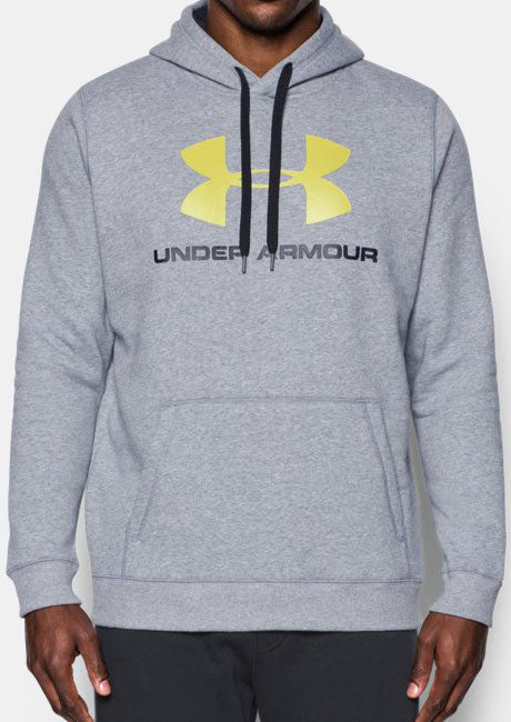 UNDER ARMOUR MEN'S RIVAL FITTED HOODIE