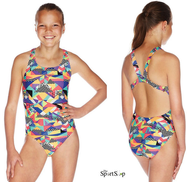 SPEEDO GIRLS HOSIER LEADERBACK 1 PEICE