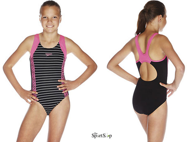 SPEEDO GIRLS MONOGRAM MUSCLEBACK 1 PIECE