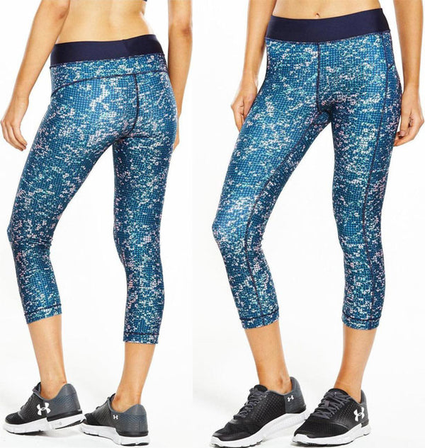 UNDER ARMOUR WOMENS HG PRINTED CAPRI