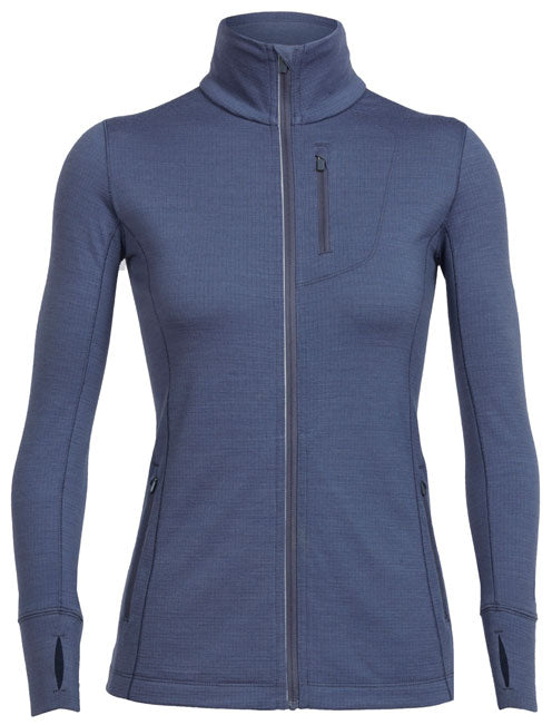 ICEBREAKER WOMEN'S RUSH LONG SLEEVE ZIP