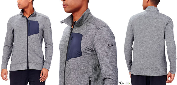 ICEBREAKER MEN'S MOMENT LONG SLEEVE ZIP