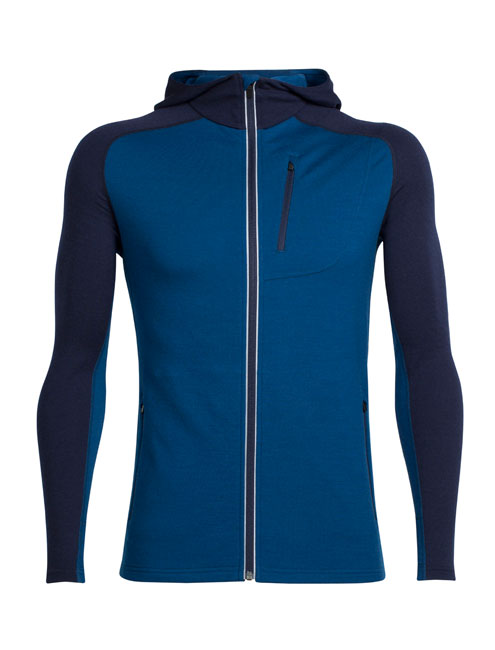 ICEBREAKER MENS QUANTUM ZIP HOODY
