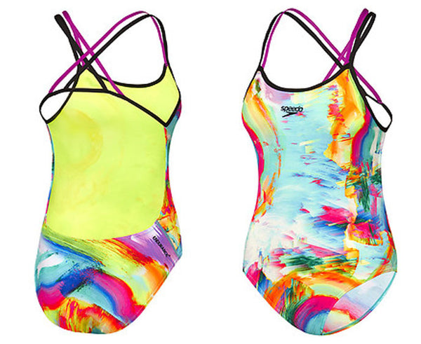 SPEEDO GIRLS DOUBLE CROSSBACK ONE PIECE