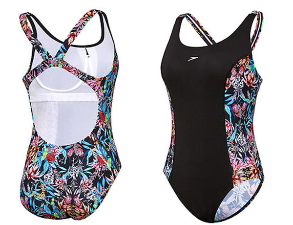 SPEEDO WOMENS D/DD LEADERBACK ONE PIECE