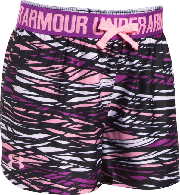 UNDER ARMOUR GIRLS PRINTED PLAY UP SHORT