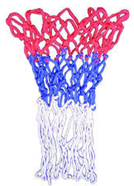 Tiger Basketball Net Red White and Blue