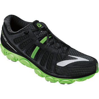 BROOKS MENS PUREFLOW 2 BLACK/ GREEN