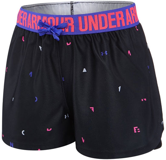 UNDER ARMOUR GIRLS PRINTED PLAY UP SHORT