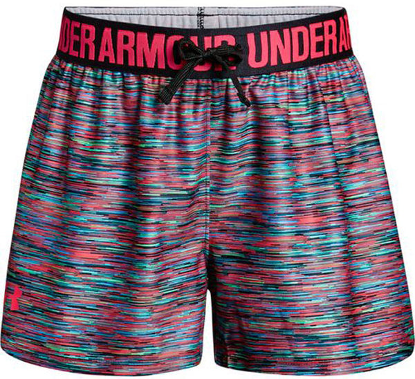 UNDER ARMOUR GIRLS PRINTED PLAY UP SHORT