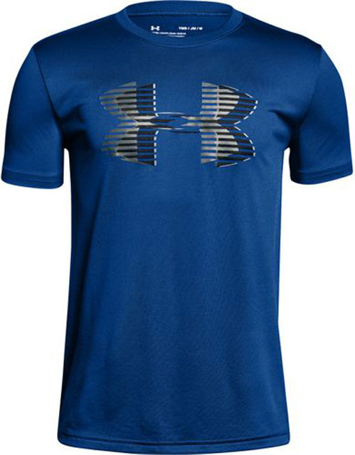 UNDER ARMOUR JUNIOR TECH BIG LOGO TEE