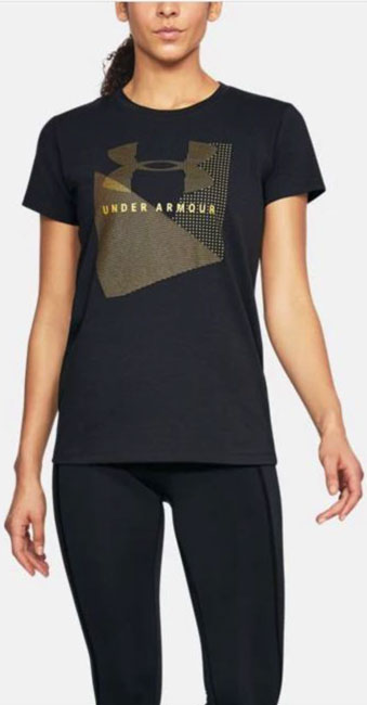 UNDER ARMOUR WOMEN'S SPORTSYLE LOGO TEE