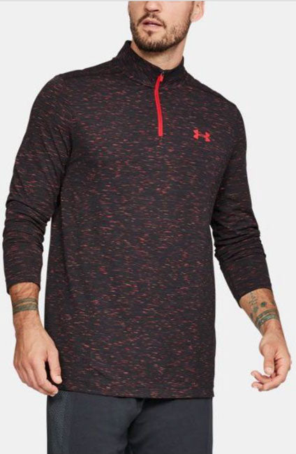 UNDER ARMOUR MEN'S SEAMLESS 1/4 ZIP HOOD