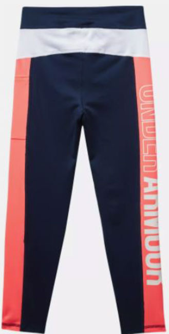 UNDER ARMOUR GIRLS COLOURBLOCK CROP LEG