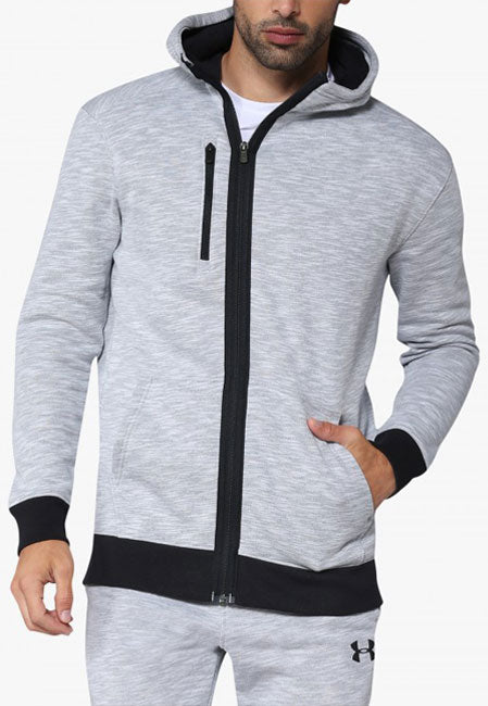 UNDER ARMOUR MENS BASELINE FULL ZIP HOOD