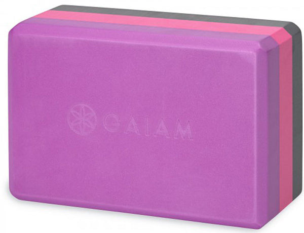 Gaiam Tri-Colour Yoga Block