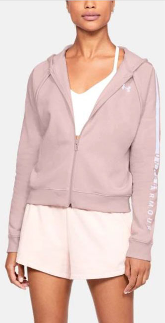 UNDER ARMOUR WOMENS FLEECE FULL ZIP HOOD