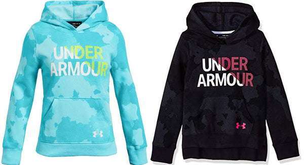 UNDER ARMOUR GIRL'S RIVAL FLEECE HOODY