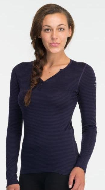 ICEBREAKER OASIS HENLEY STRIPE LOTUS