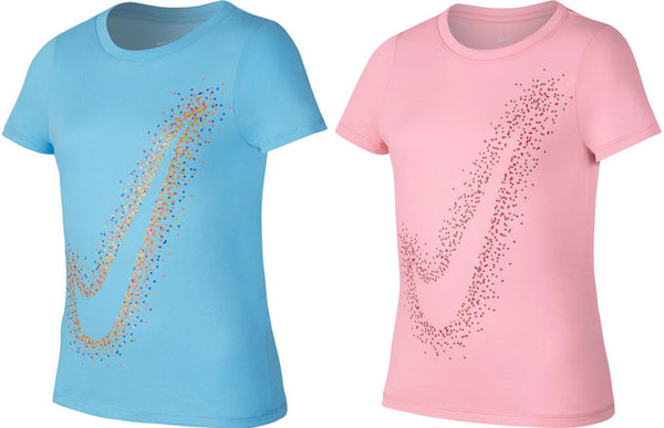 NIKE GIRL'S DRY DOT BURST TRAINING TEE