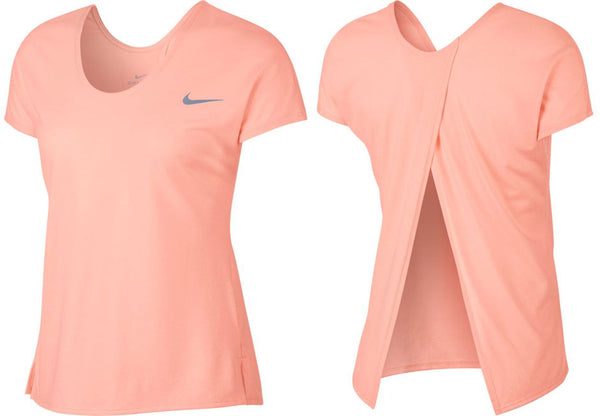 NIKE WOMEN'S MILER SHORT SLEEVE RUN TOP