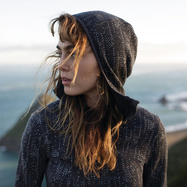 Icebreaker Womens Away Showers Zip Hood