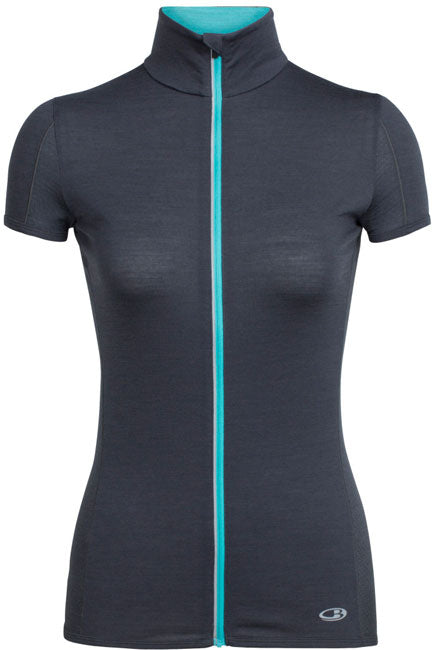 ICEBREAKER WOMENS COOL LITE COMET SS ZIP