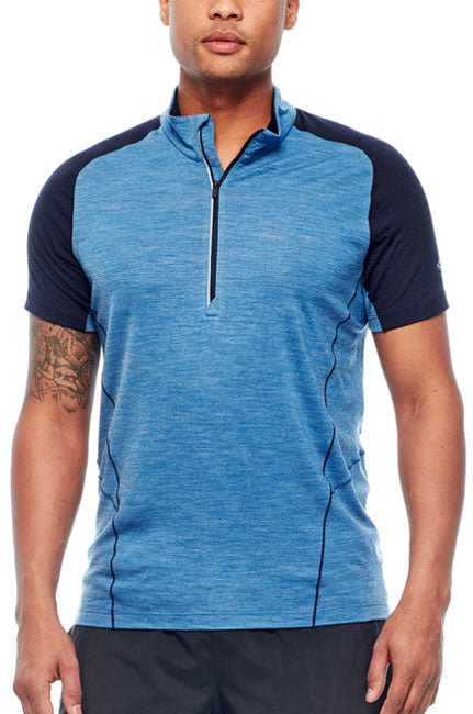 IB MEN COOL LITE STRIKE HALF ZIP