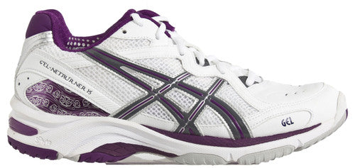 ASICS JUNIOR GEL NETBURNER 15  WHITE/PNK