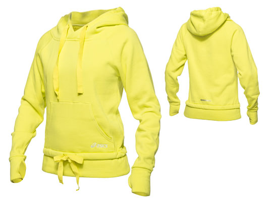 ASICS WOMENS ESSENTIALS HOODY YELLOW