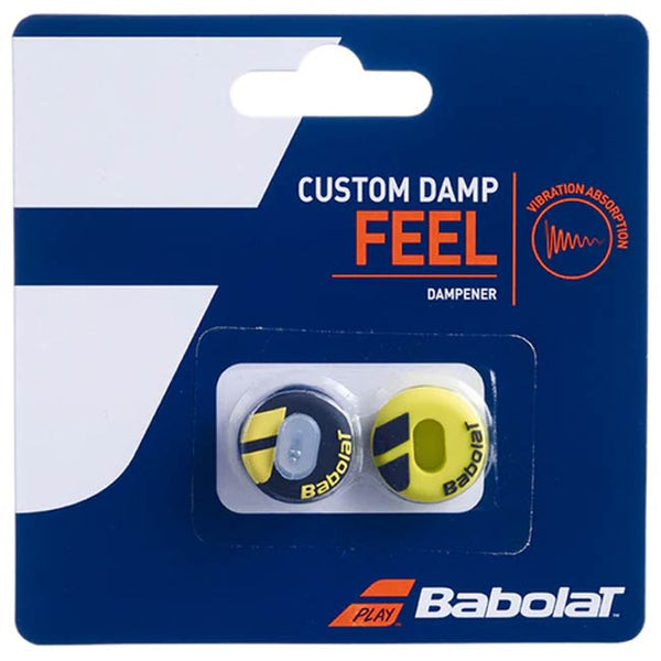 Babolat Custom Damp 2 Pack Black/ Yellow
