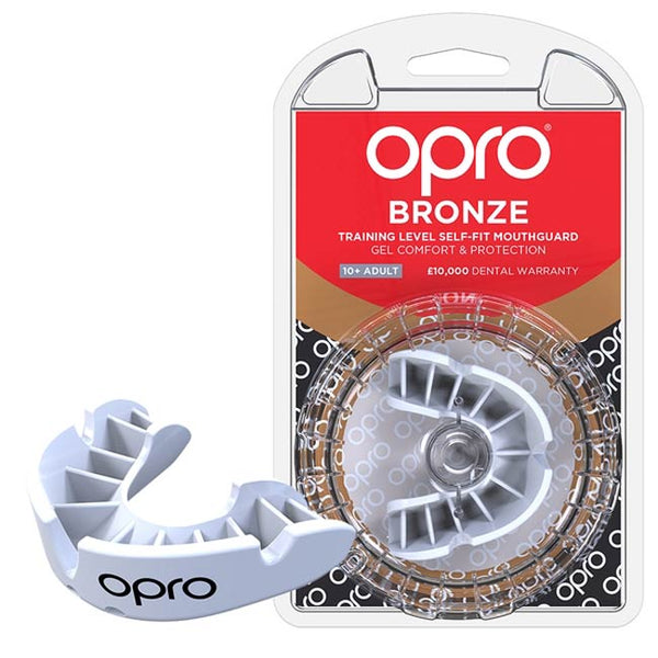 Opro Bronze Mouthguard 10 years + Adult