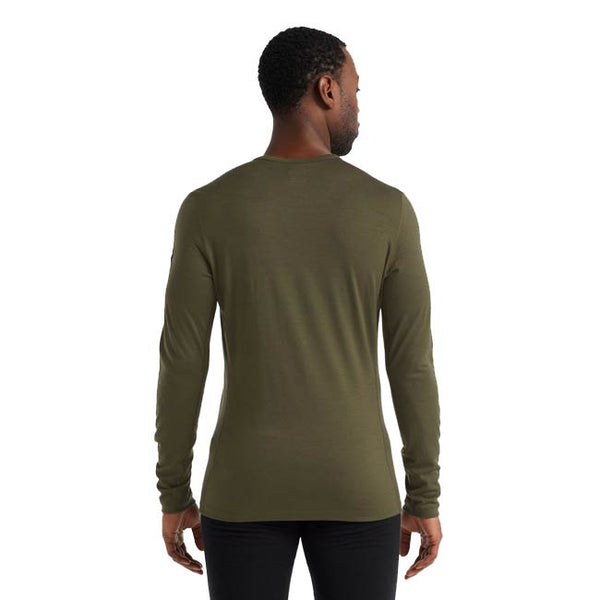 Icebreaker Men's Merino 200 Oasis Long Sleeve Crewe Thermal Top Travel Diaries