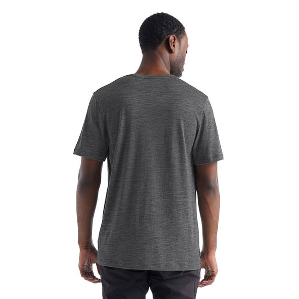 Icebreaker Men's Merino Tech Lite II Short Sleeve T-Shirt Paddle Lines IB30