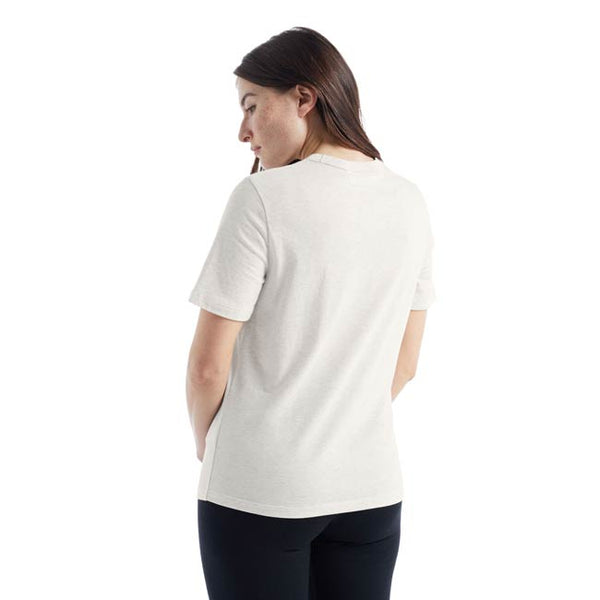 Icebreaker Women's Merino Central Short Sleeve T-Shirt Flora Forms