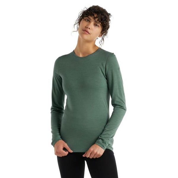 Icebreaker Women's Merino 200 Oasis Long Sleeve Crewe Thermal Top