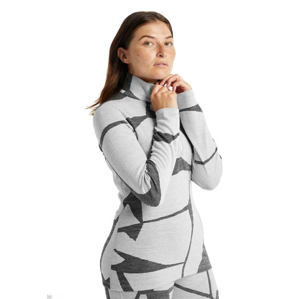 Icebreaker Women's Merino 250 Vertex LS Half Zip Top Fractured