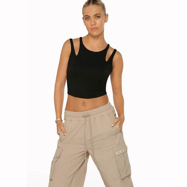 Lorna Jane Elements Recycled Cropped Active Bra Tank Combo CL2023