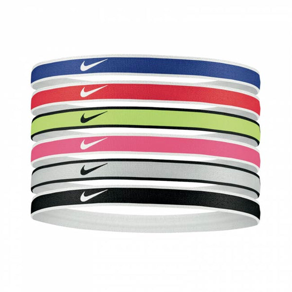 Nike Tipped Swoosh Sport Headbands 2.0 6 Pack